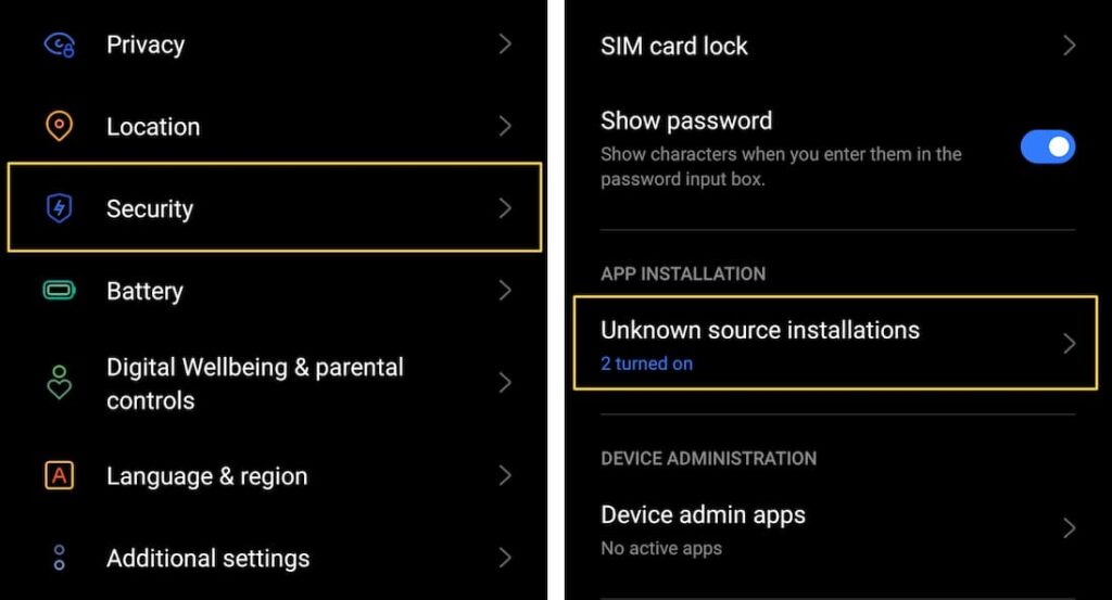 Неизвестные источники